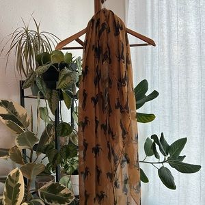 Brown Horse Scarf